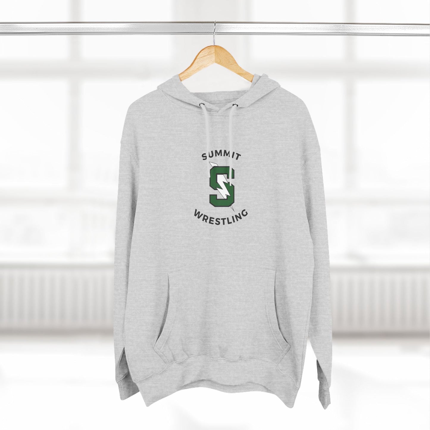 Wrestling- Three-Panel Fleece Hoodie